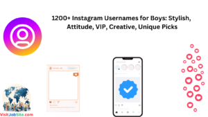 1200+ Instagram Usernames for Boys Stylish, Attitude, VIP, Creative, Unique Picks