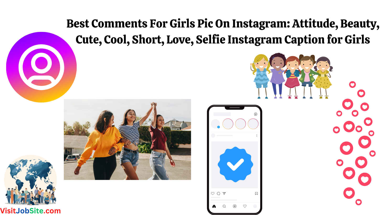Best Comments For Girls Pic On Instagram Attitude, Beauty, Cute, Cool, Short, Love, Selfie Instagram Caption for Girls