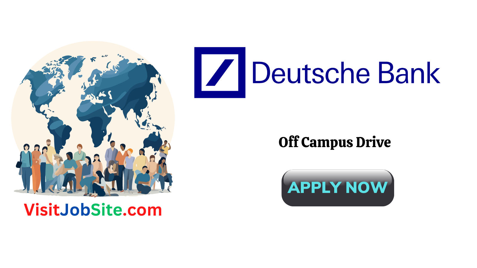 Deutsche Bank Off Campus Drive 2024 | Freshers | BE/ B.Tech/ Any Graduation